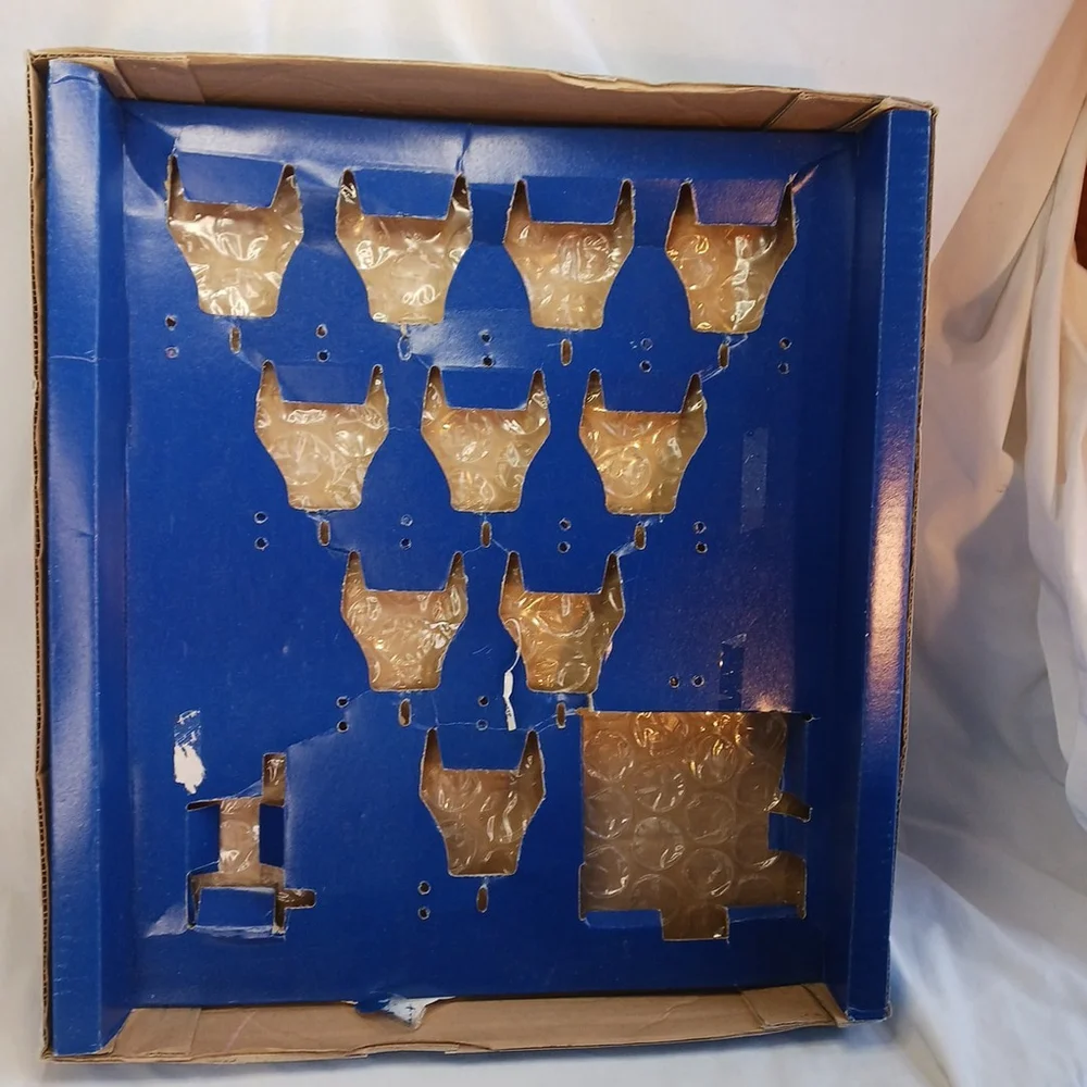 Vintage Mr Christmas Bells of Christmas Musical Lighted Brass